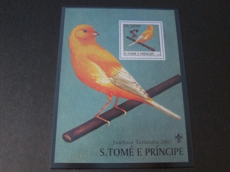 St. Thomas & Prince Islands 2003 Sc 1504 Bird set MNH