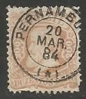 BRAZIL 81 USED DOM PEDRO TEAR AT RIGHT 466B-1