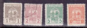 French Morocco Chieftan Posts, 4 stamps