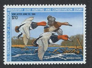 UNITED STATES SC# RW54 VF MNH 1987