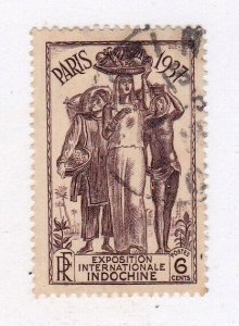 Indo China stamp #196, used, CV $1.10