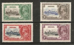 GRENADA 1935 SILVER JUBILEE SET LIGHTLY HINGED MINT