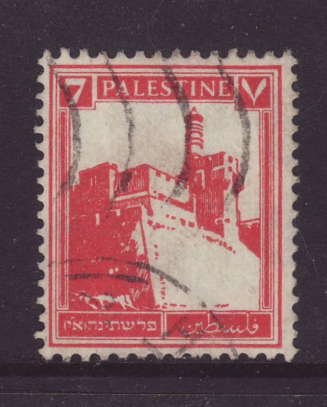 1927 Palestine 7 Milliemes Fine Used SG95