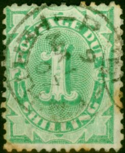 Australia 1902 1s Emerald Green SGD31Var 'Paper Makers Wmk' Good Used