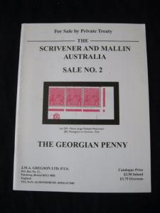GREGSON CATALOGUE SCRIVENER & MALLIN AUSTRALIA 2 GEORGIAN PENNY