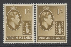 Virgin Islands, Scott 83-83a (SG 117-117a), MLH