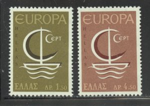 Greece Scott 862-63 MNHOG - 1966 EUROPA Issue - SCV $2.10