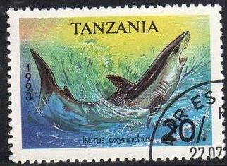 Tanzania 1136 - Cto-nh - Shortfin Mako Shark