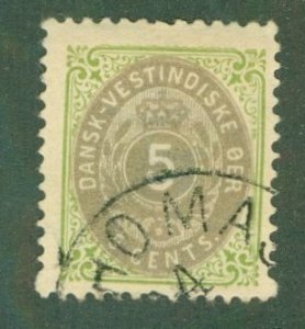 DANISH WEST INDIES 19 USED CV $42.50 BIN $15.00