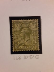 *Great Britain #168             Used