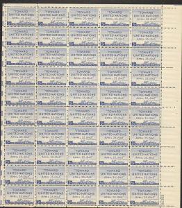 US #928 Mint Sheet Toward United Nations 