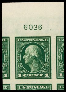 United States #408 Mint nh a superb gem with 2022 P.S.E. certificate graded G...