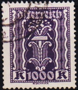 Austria.1922 1000k S.G.492 Fine Used