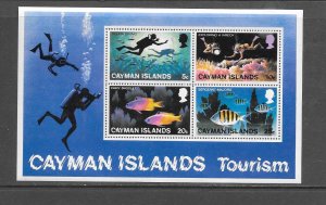 FISH - CAYMAN ISLANDS #385a S/S MNH