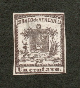 Venezuela - Sc# 9 Mint no gum           /           Lot 0723168