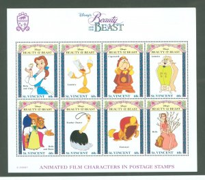 St. Vincent #1774J k-r Mint (NH) Souvenir Sheet (Disney)