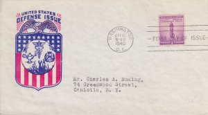 1940 3c Defense Issue (Scott 901 ) Harry Ioor PA FDC