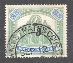 Malaya - Selangor, Scott #39   VF, Used,  Revenue Cancel ...... 5600013