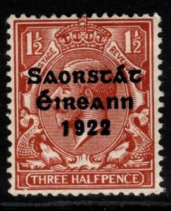IRELAND SG69 1922 1½d RED-BROWN MTD MINT