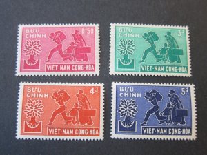 Vietnam 1960 Sc 132-35 set MNH