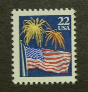 # 2276 22c Flag & Fireworks MNH (7220)