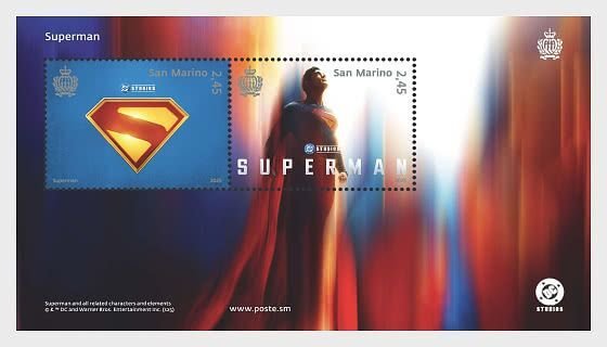 San Marino - Postfris/MNH - Sheet Superman 2025