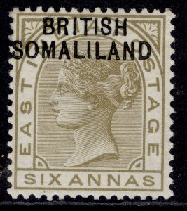 SOMALILAND PROTECTORATE EDVII SG7, 6a olive-bistre, LH MINT. 