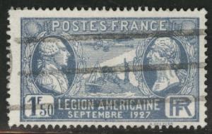 France Scott 244 used 1927 American Legionnaires stamp