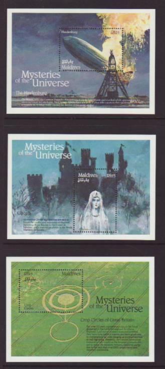 Maldives Mysteries 1757-1772 Souvenir Sheet MNH VF