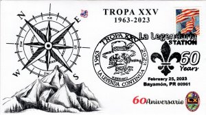 23-096, 2023, Tropa 25 Event Cover, Pictorial Postmark, Boy Scouts, 60th Anniver