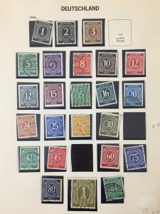 Germany 1946/47 M&U Occupation (280+ Items) MK4229