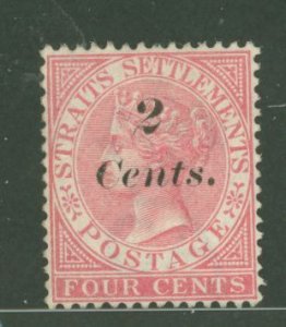 Straits Settlements #61 Unused Single