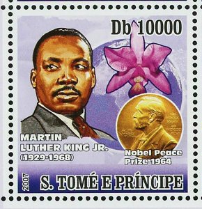 Humanists Stamp Malcolm X Martin Luther King Jr. Nobel Prize S/S MNH #3257-3260