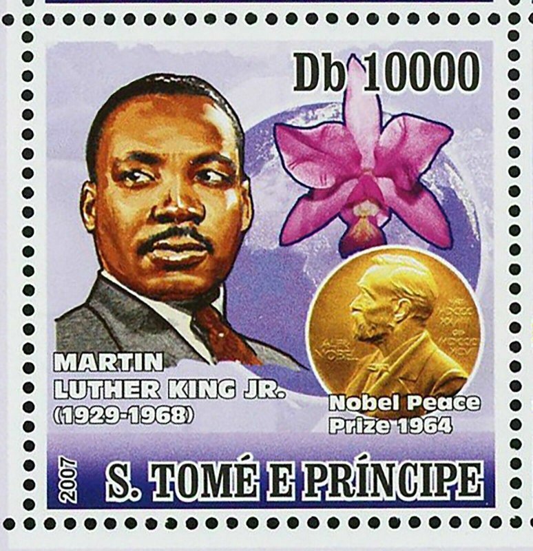 Humanists Stamp Malcolm X Martin Luther King Jr. Nobel Prize S/S MNH #3257-3260