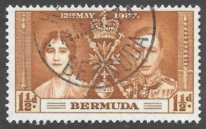 Bermuda (1939) - Scott # 115,  Used