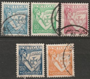 Portugal 1931 Sc 504,510-1,515,518 from set used