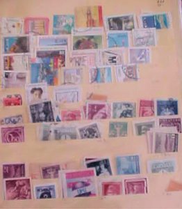 CROATIA STAMPS 30 MINT LH, 50 USED ABOUT 75 DIFF. also 70 DUPLICATES