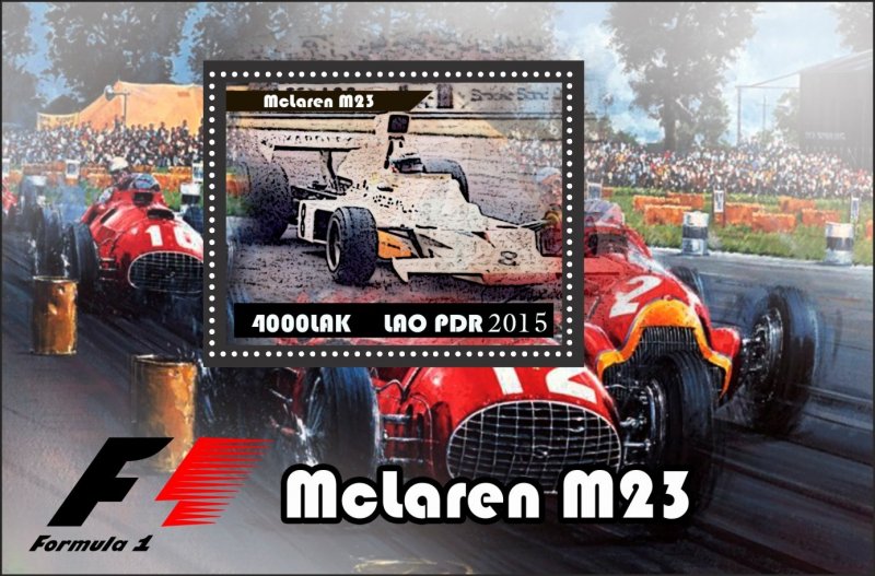 Stamps.Cars . Formula 1 . 2017 year 6 sheets perforated