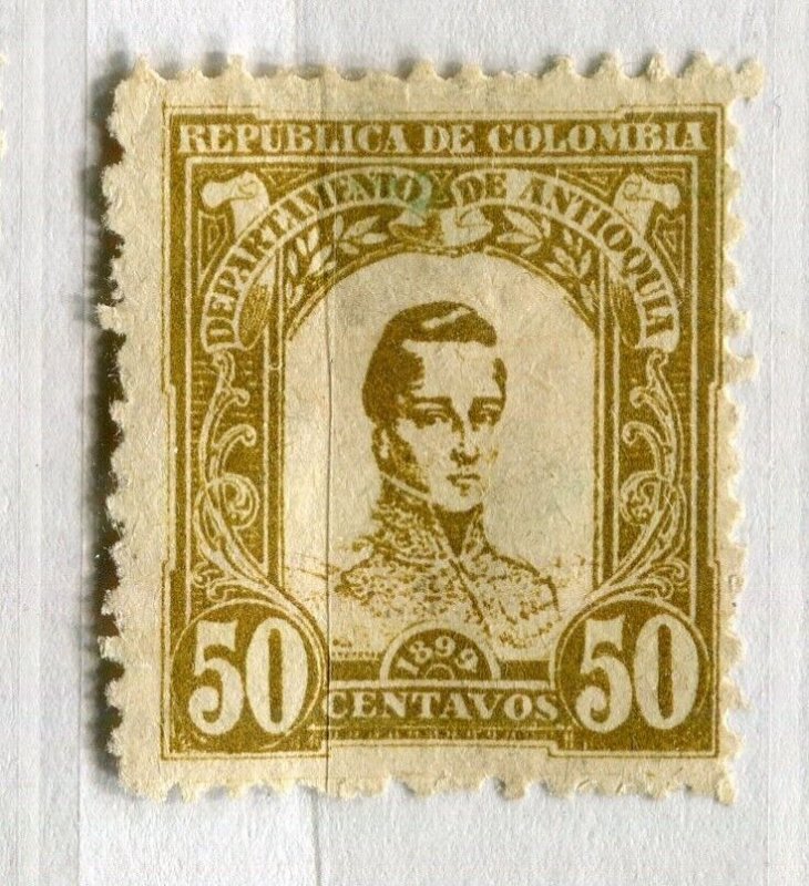COLOMBIA; ANTIOQUINA 1899 Cordoba issue Mint hinged 50c. value