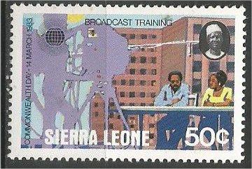 SIERRA LEONE, 1983, MNH 50c, Commonwealth Scott 583