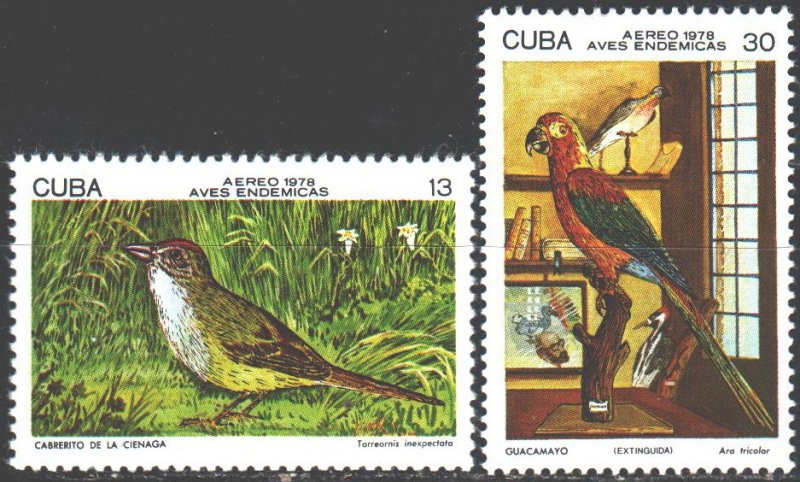 Cuba. 1978. 2283-84 from the series. Birds. MNH. 