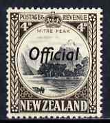 New Zealand 1936-61 Mitre Peak 4d def P14 Opt'd Official ...