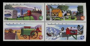 CANADA 2000 , Rural Mailboxes , MNH Block of 4 # 1852a