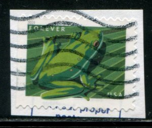 5397 US (55c) Frogs - American Green Tree Frog SA, used on paper