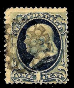 US 1800s Various Town POs ~ Fancy Cancel = HONEYCOMB Type ~ Cole #GHC-6