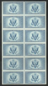 US #771 VF/XF NH, Block of 12 with guideline, NGAI, Fresh!