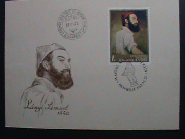 ​HUNGARY-1967-FDC FAMOUS PAINTING-SAMUEL LANYI-BY LANYI SAMUEL MNH FDC VF