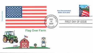 #3448 Flag Over Farm Therome FDC