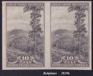 BOBPLATES #765 Smoky Mountains Farley Pair VF NH