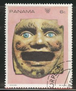 Panama  Scott 495E CTO Art stamp Canceled on Various corners